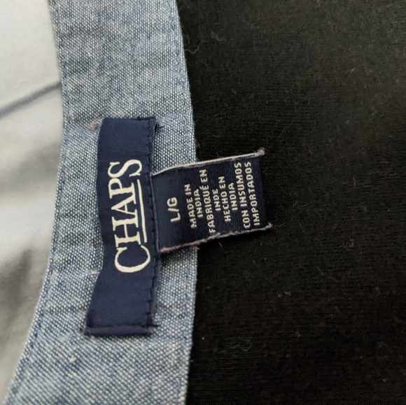 Chaps women's black tie up top - Picture 5 of 5